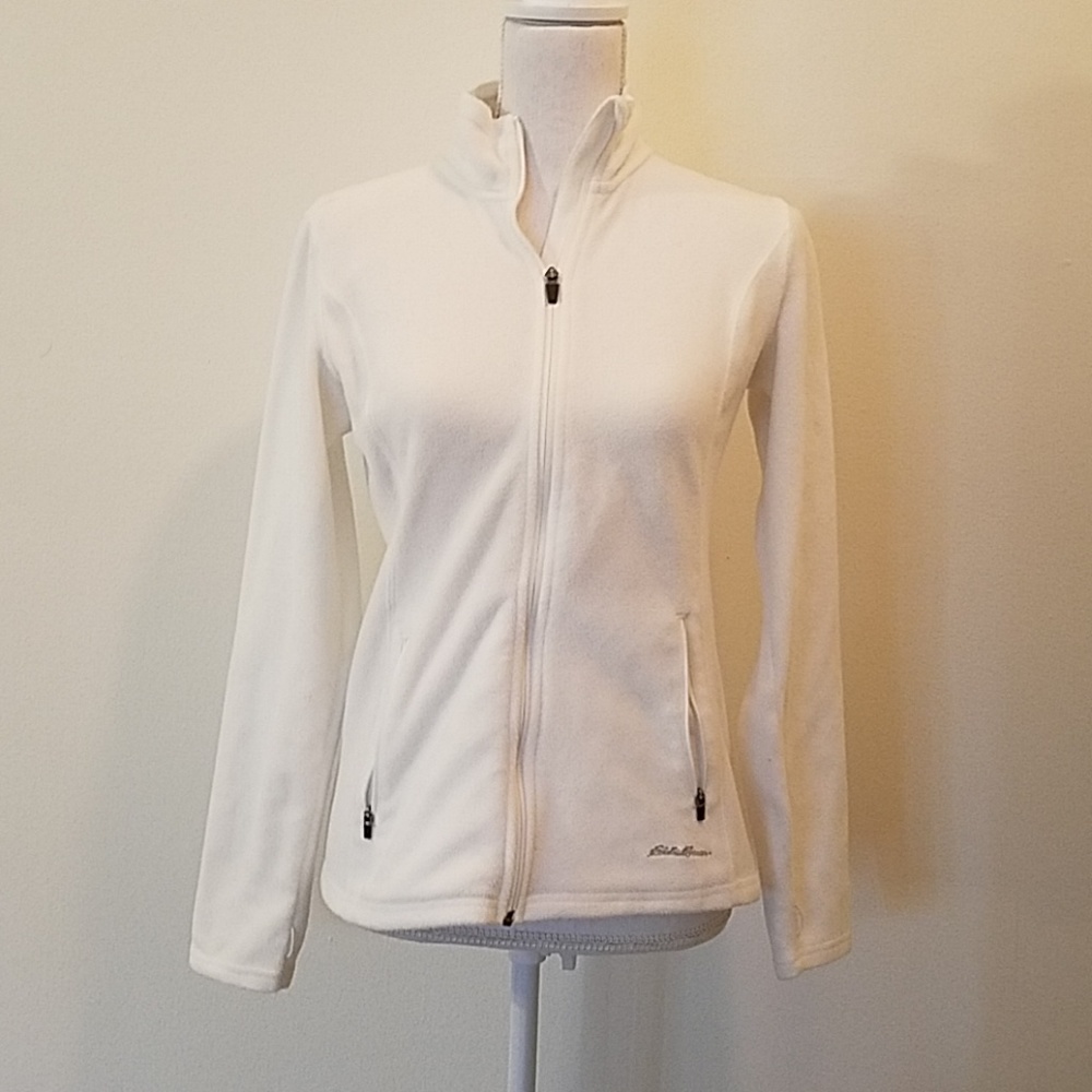 (3 For $20) Eddie Bauer White Fleece Sweatshirt